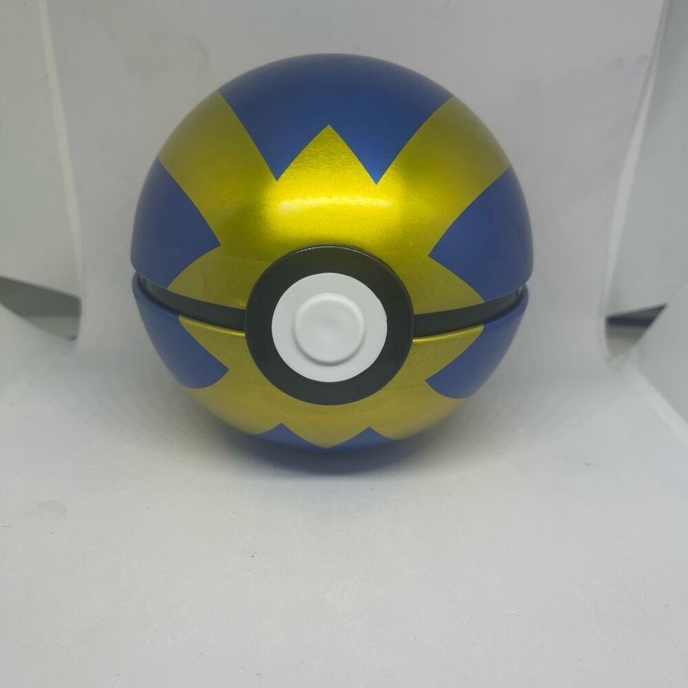 Pokemon Pokeball Tin Quick Ball D21 (EMPTY NO PACKS)  Prop Display Cosplay Quick